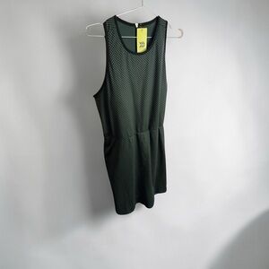 All in Motion Green and Black Textured Top